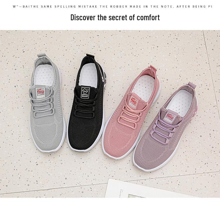 2024 Spring Women's Lightweight Breathable Running Shoes - Versatile, Casual Comfort