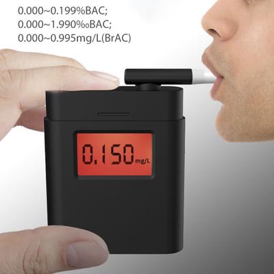 Handheld Auto Digitale Alcohol Adem Analyser Tester Detector Blaastest Voertuig Elektronica
