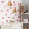 Cartoon Pink Bow Bedroom Living Room Home Wall Background Beautification Decoration Wall Stickers