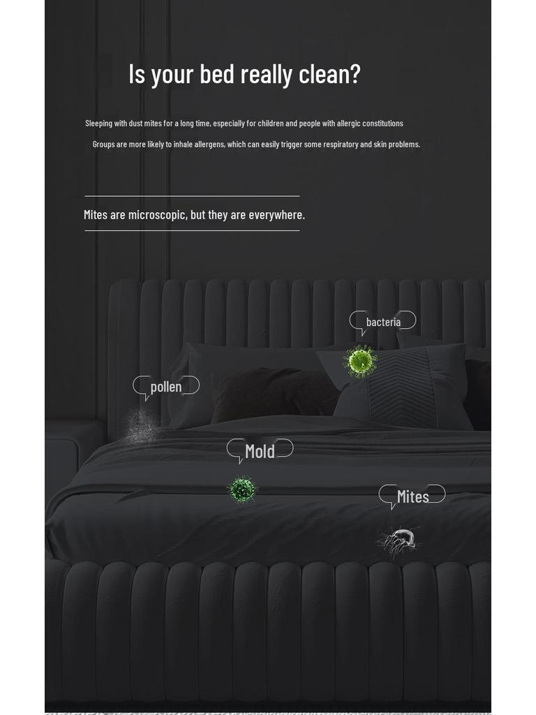 Portable Wireless UV Mite Remover Vacuum for Beds