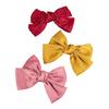 Sweet Women Girls Solid Color Large Bowknot Hairpin Hair Clip Headwear Accessory