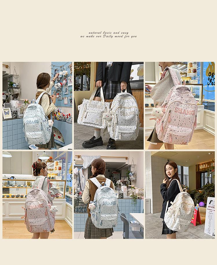 Japanischer Stern Rucksack: Hochwertig, süß und leicht für Studenten