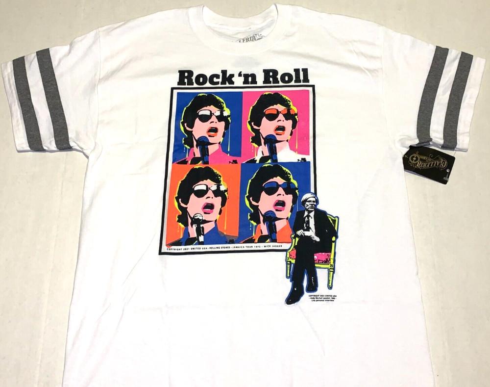Rolling Stones Mick Jagger Rock n Roll T-Shirt New! NWT XL Unisex T-Shirt S