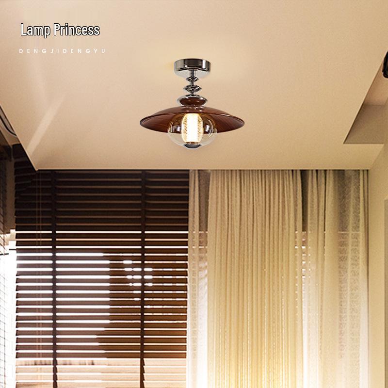 Casagd French Retro Chinese Style Hallway Ceiling Light - Creative Designer Balcony & Corridor Lighting