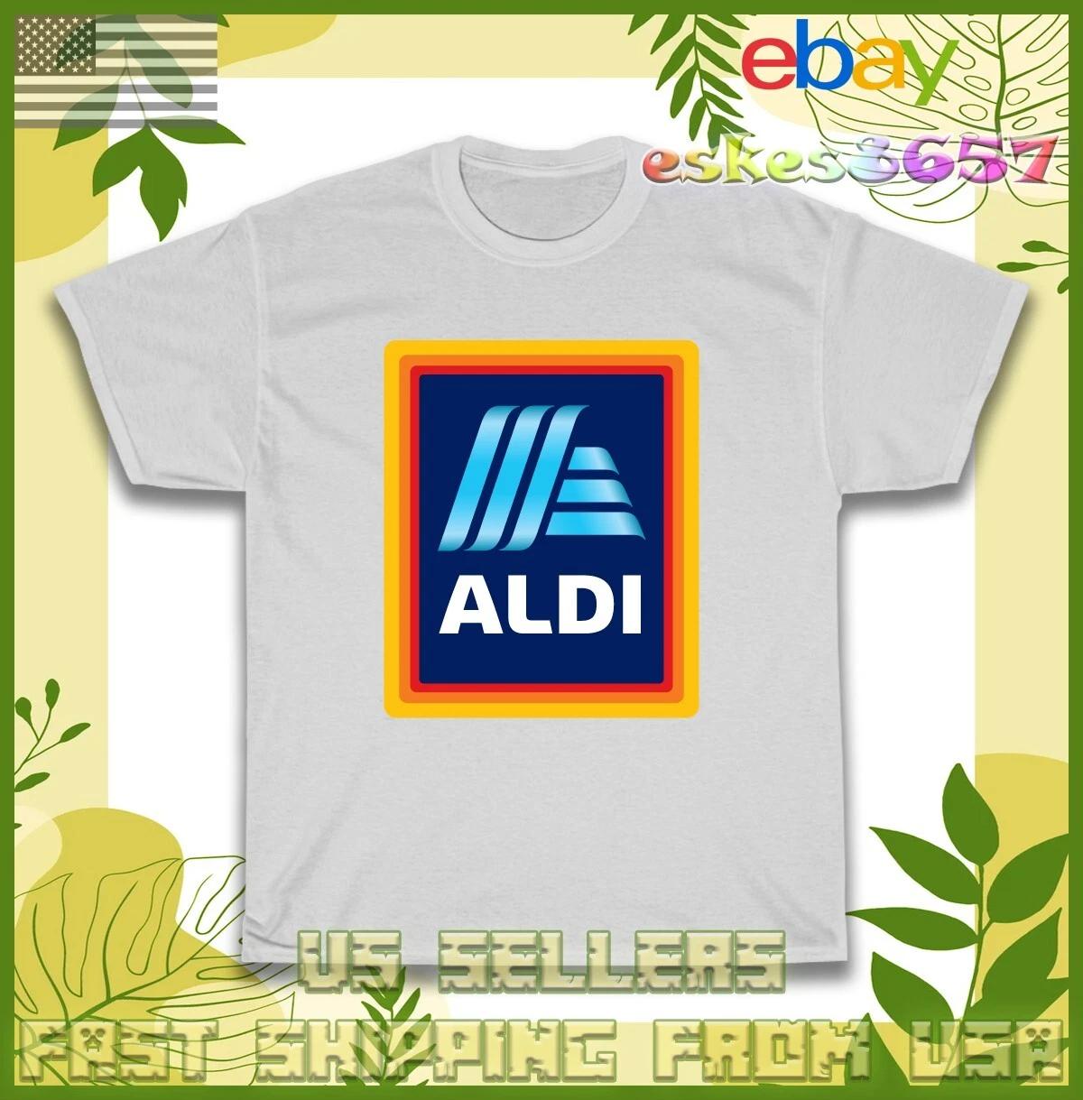 New Shirt ALDI Grocery Stores Logo Men s T-shirt American icekeys T-shirt XL