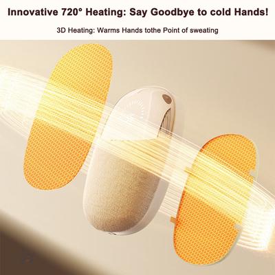 Plush Hand Warmer with USB Rechargeable Feature and Adjustable Temperature Control for Convenient Cold Weather Relief