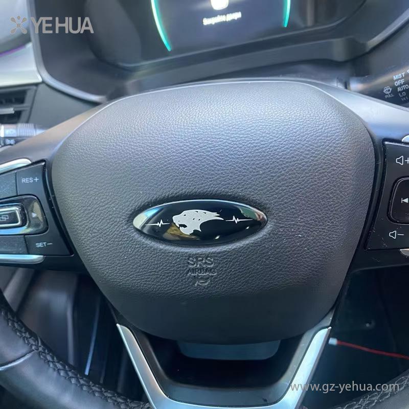 For Chery Tiggo 7 Pro Tiggo 8 Pro 2023 Black Badge Logo Emblem Decal Racing Grill Hood Sticker Styling Decoration