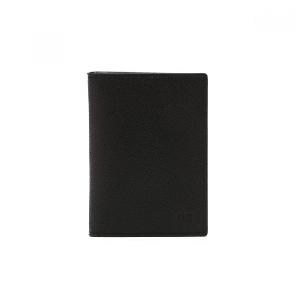 Daks Slim Max Black Embossed Logo Leather Card Wallet Dbho6f745bk