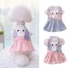Cartoon Dog Dress Pullover Design Pet Pleated Skirt Dog Round Neck Dress  Spring/Summer