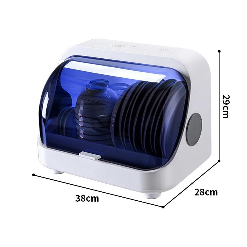 

Шкаф для дезинфекции кухни Миска Тарелка Нож Вилка Коробка для хранения УФ-посуды Шкафы для дезинфекции Посуда Шкаф для хранения