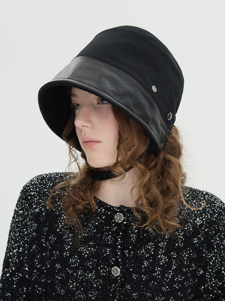 Beulaunhaes Lambskin Rocha Bonnet - Black