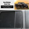 Rear Side Window Decals Trim Exterior Accessories for Jeep Wrangler JLU 4-Door & Gladiator JT 2018-2023, American Flag