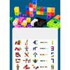 Magic Cube Puzzle Building Blocks Kindergarten Educational Color Recognition DIY Building Blocks Toys Gifts with Changing Colors
