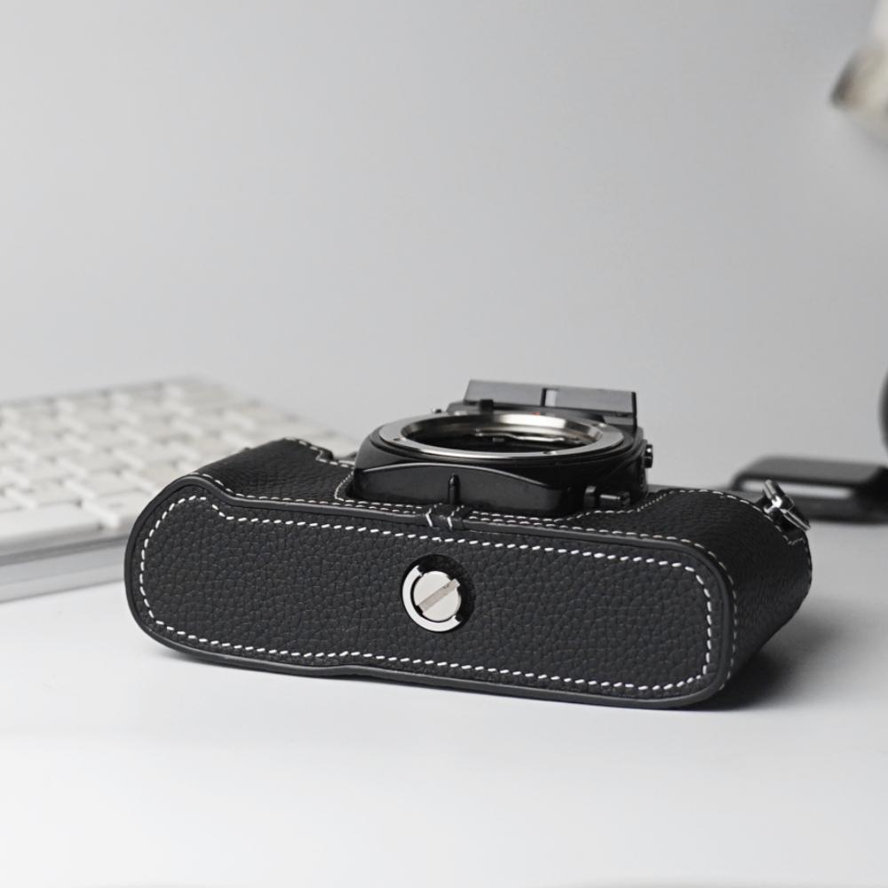 For Minolta X 700 Case Film Camera Protective Case X-700 Leather Camera Half Case Film Camera Genuine Leather Cowhide Bag