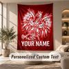 Tapestry Custom Name Text, Wall Hanging Tapestry Home Room DecorPoland