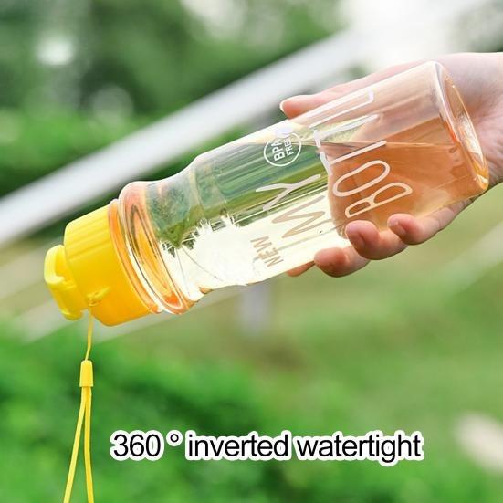 650ML Lovely Large Capacity Leak-proof Lightweight Fitness Sport Water Container with Lanyard Outdoor Supply Drink Bottle