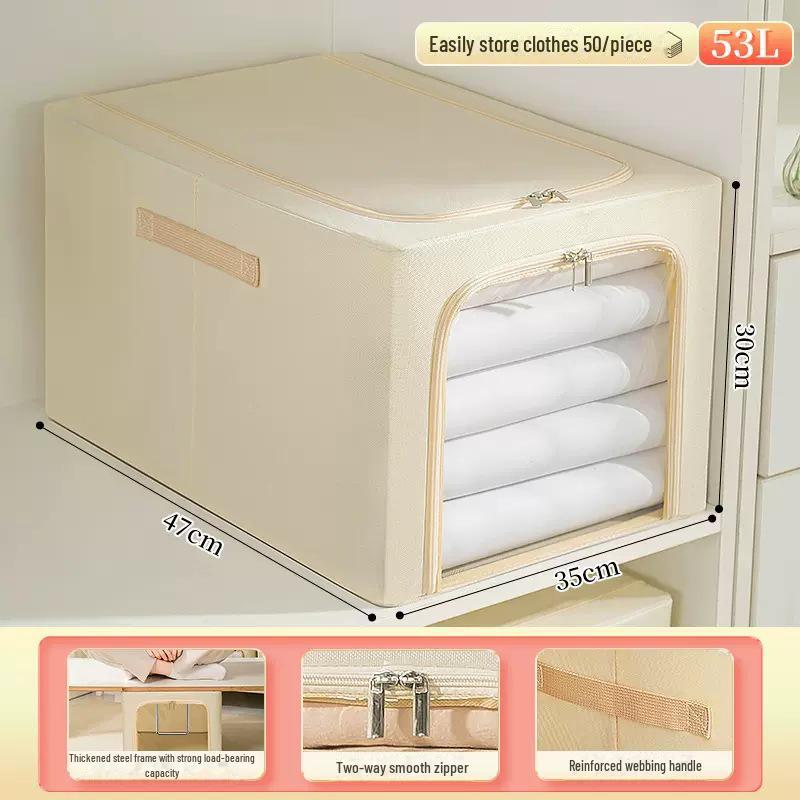 Thickened Fabric Wardrobe Storage Box for Clothes and Pants