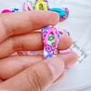 8Pcs New Cute Mini Soft Pottery Beach Shoes Figurine Crafts Flatback Cabochon Ornament Jewelry Making Hairwear Accessories