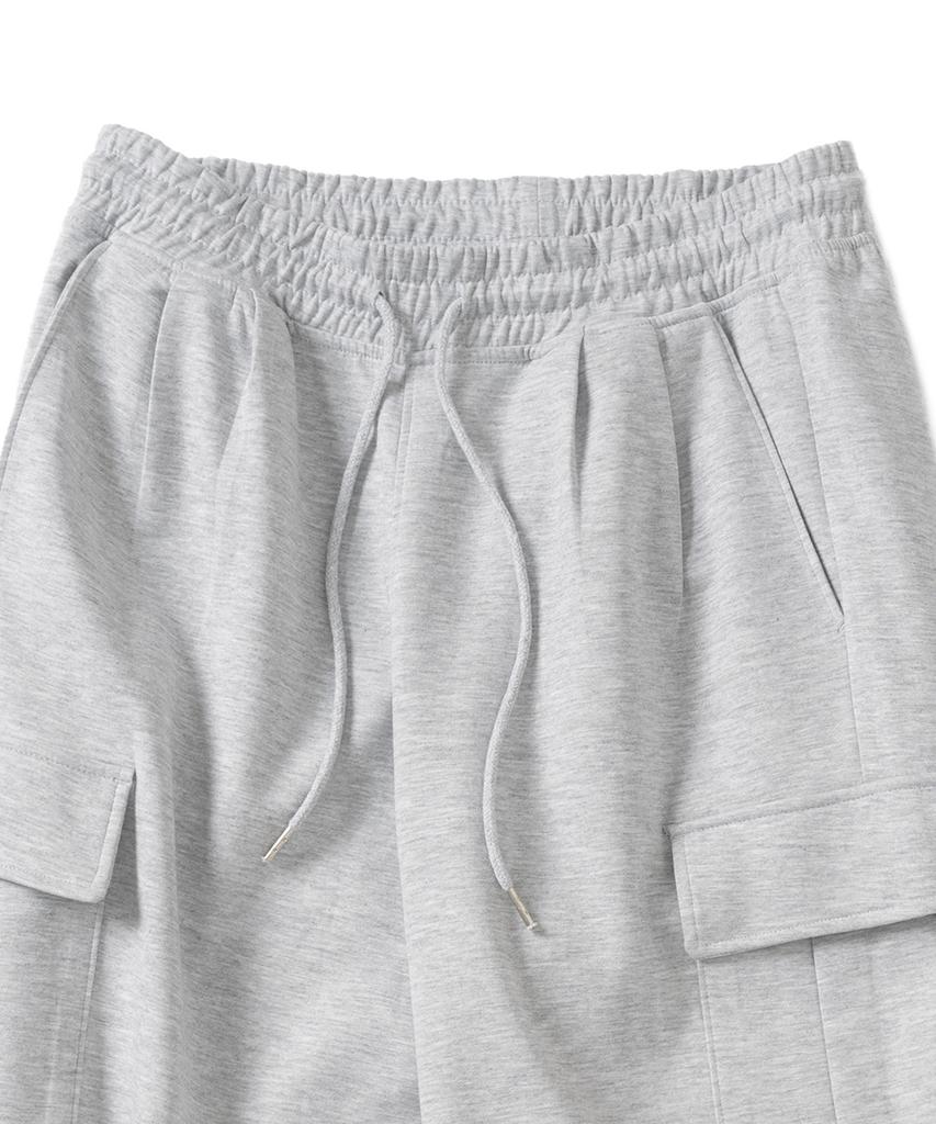 XOX Wide Cargo Double Pocket Long Pants [M/Grey]
