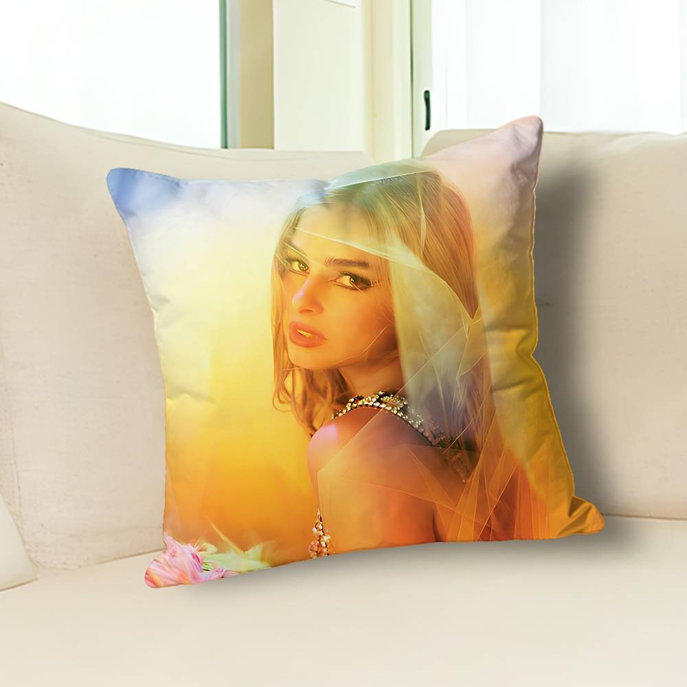 A-Addison Rae Singer Pillow Cases for Bedroom Living Room Sofa Home Decor Polyester Cushion Cover with Zipper