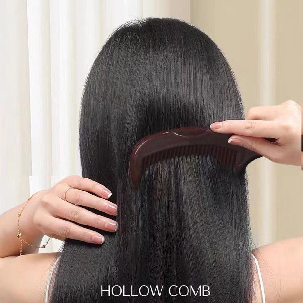 Anti-Static Parting Comb Hollow Hair Brush Durable Anti-Dandruff Massage Comb  Hair Health Care