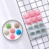 6 Cavity Brain-Shaped Silicone Mold Fondant Cake Border Moulds Chocolate Mould