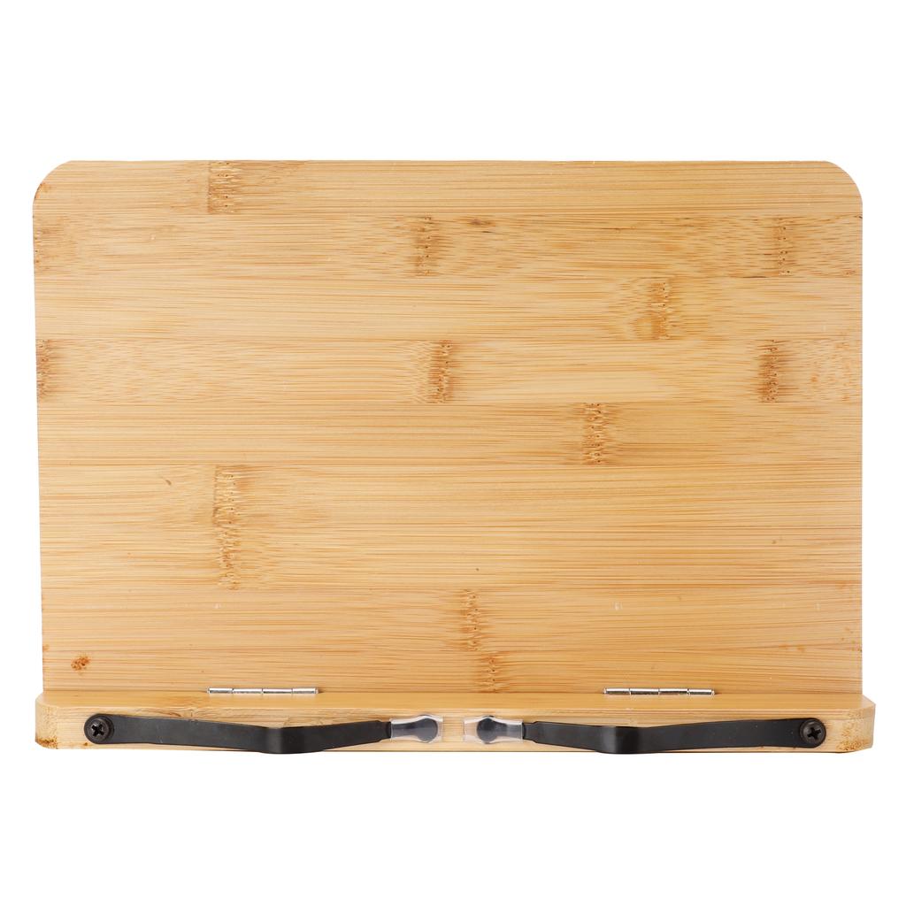 Bamboo Reading Stand Electronics Display Stand Recipe Book Holder for Book Reading