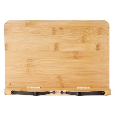 Bamboo Reading Stand Electronics Display Stand Recipe Book Holder for Book Reading