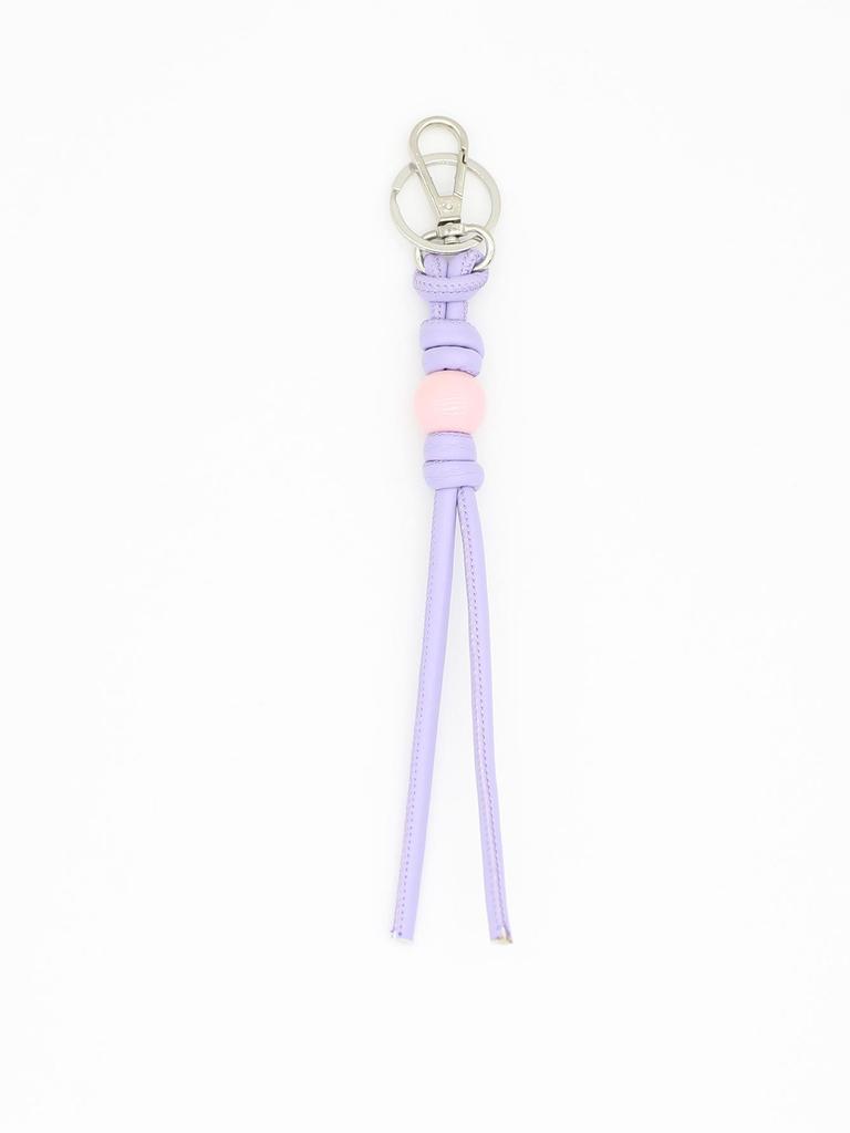 Stylish DIY Leather Woven Keychain Wrist Strap - Creative Pendant for Car or Bag