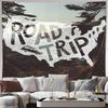 Bohemian Tapestry Wall Hanging Nature Forest Trees Mountain Landscape Home Decor Room Aesthetic Wall Art Bedroom Living Room