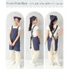ON NISHIKI Kids' Denim Apron Set (3-Piece Set: Apron, Triangle Scarf, and Drawstring Bag) - 100% Cotton, Lightweight, Easy To Put On and Take Off, Cro