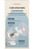 Rechargeable & Plug-in Desktop Clip Fan with Night Light - Silent High Wind Power for Office & Dormitory Use