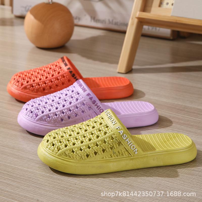 Summer Style: Cushioned, Non-Slip Sandals with Unique Toe Holes and Soft Sole