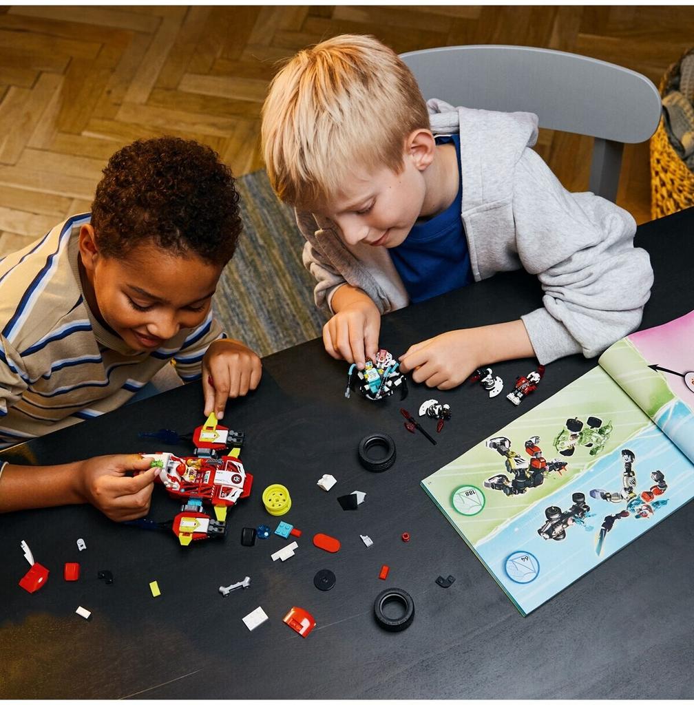 LEGO конструктор Figur DREAMZZ – Coopers Tiger – Mech und Zero's Hot Rod Auto (71497)