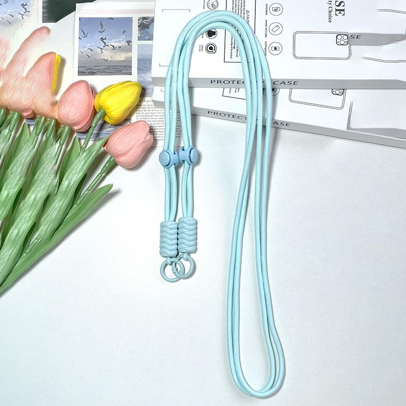 

Роскошный ремешок для телефона через плечо, регулируемый, прочный, однотонный, чехол для мобильного телефона, веревка для подвешивания, подарки