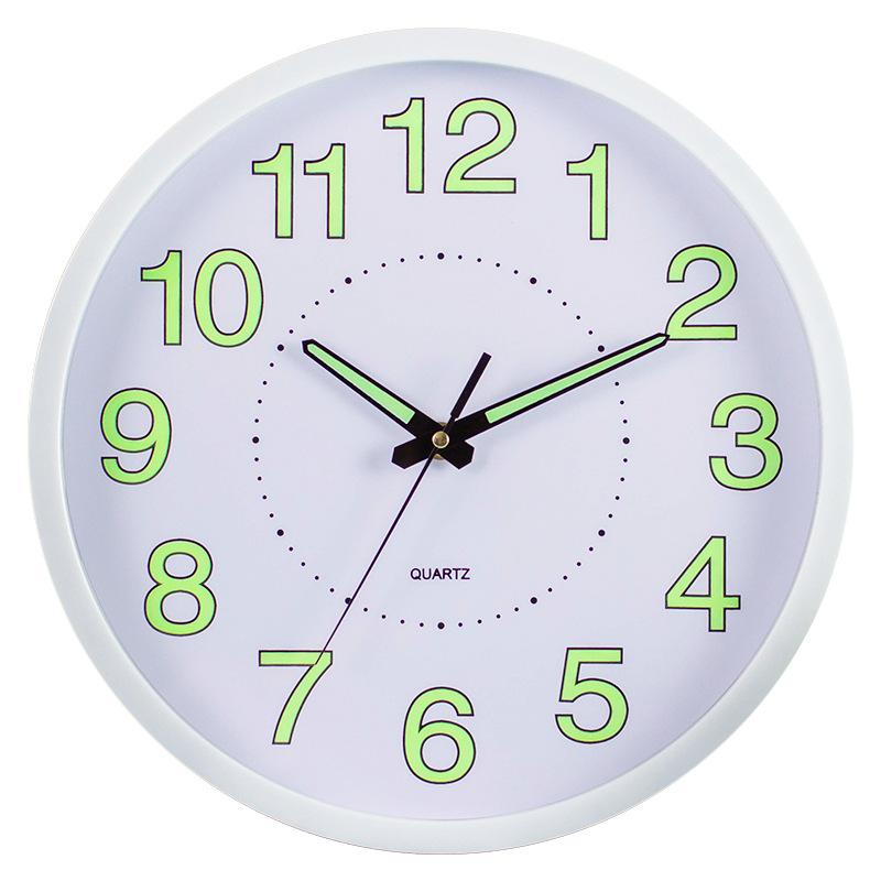 1 Adet Parlayan Duvar Saati Sessiz Saat Plastik Kişilik Yaratıcı Saat Sıcak Satış Kuvars Saat Saat