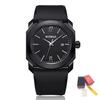 RUIMAS Luxury Silicone Band Quartz Sport Watches for Men Waterproof Calendar Casual Large Dial Wristwatch Clock Montre Homme 525