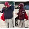 Girls' Reversible Jacket: Spring & Autumn 2025 Hooded Sweatshirt for Medium & Large Children