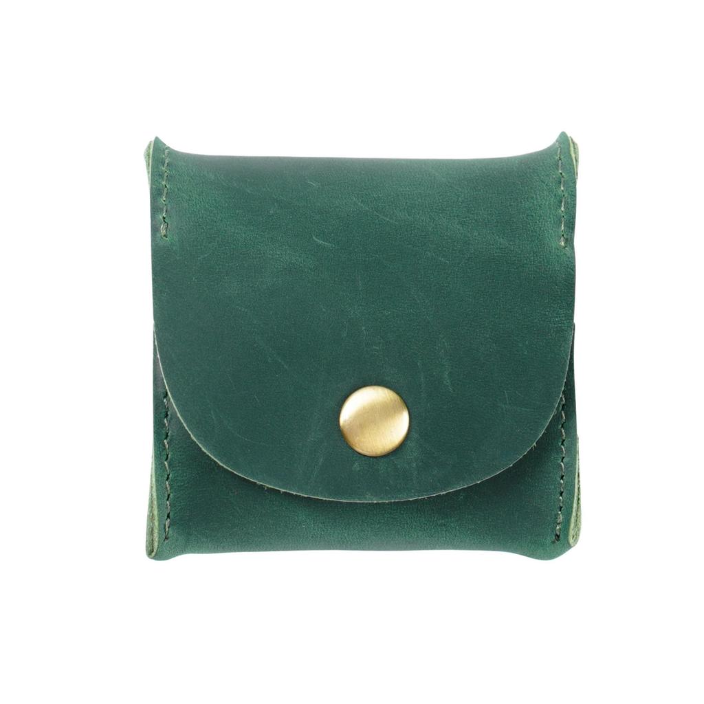 Genuine Leather Retro Mini Coin Purse & Key Holder, Handmade Card Pouch in Stock