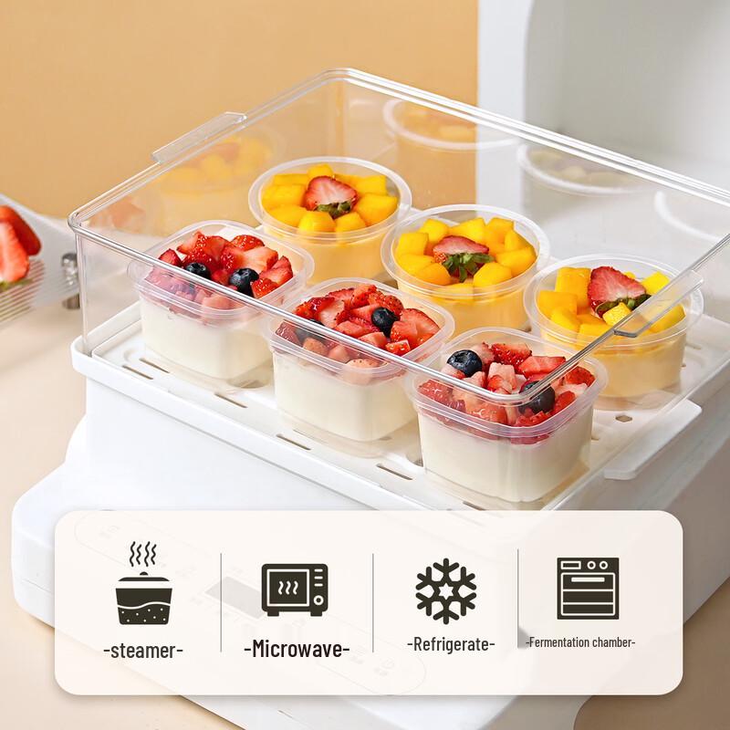 Disposable Dessert Pudding Cups with Spoons