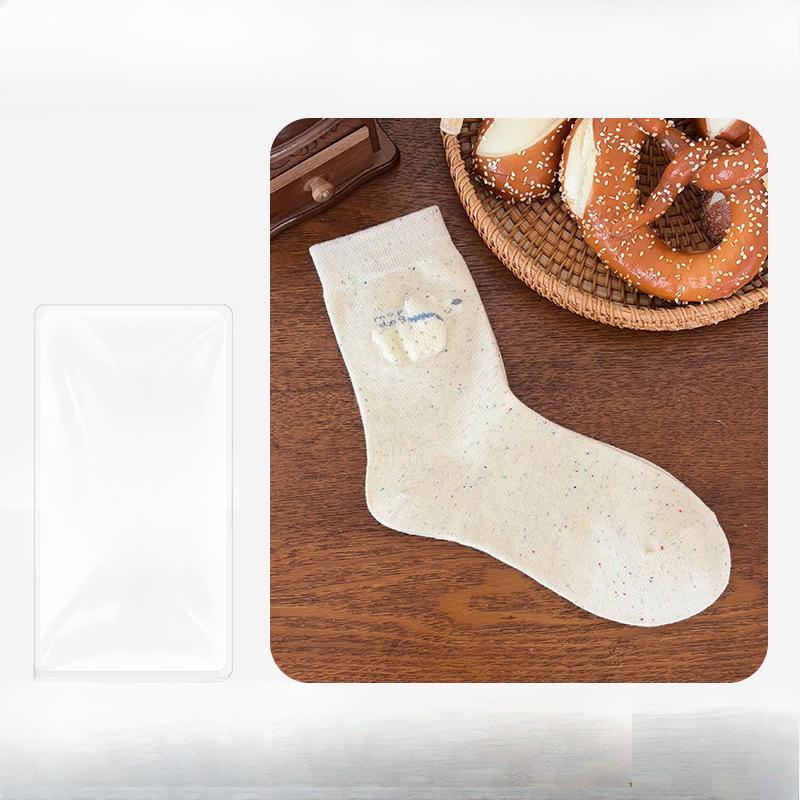 

Женские осенние новые милые мультяшные влагоотводящие, антибактериальные носки-трубы, не впитывающие запахи, на все случаи жизни 1 pair