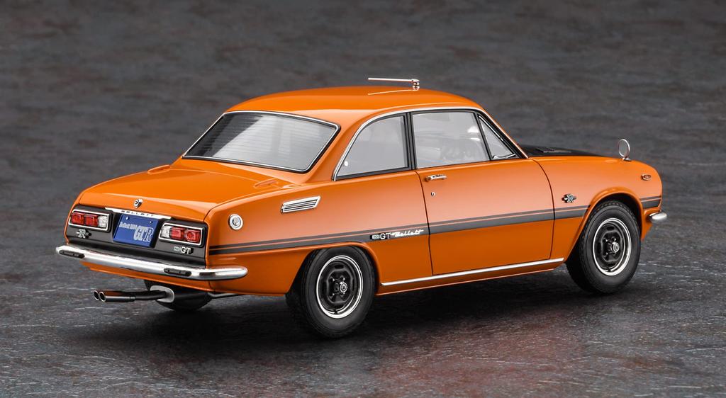 Hasegawa Scale Isuzu Bellett 1600GTR Early Model Plastic Model Kit HC58 1/24 (1969)