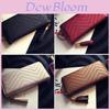 Stylish Long Zipper Wallet For Women With Trendy Tassel Design In Elegant Colors