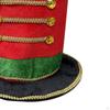 Adult Ringmaster Hat with Ornate Gold Trim for Family Gatherings