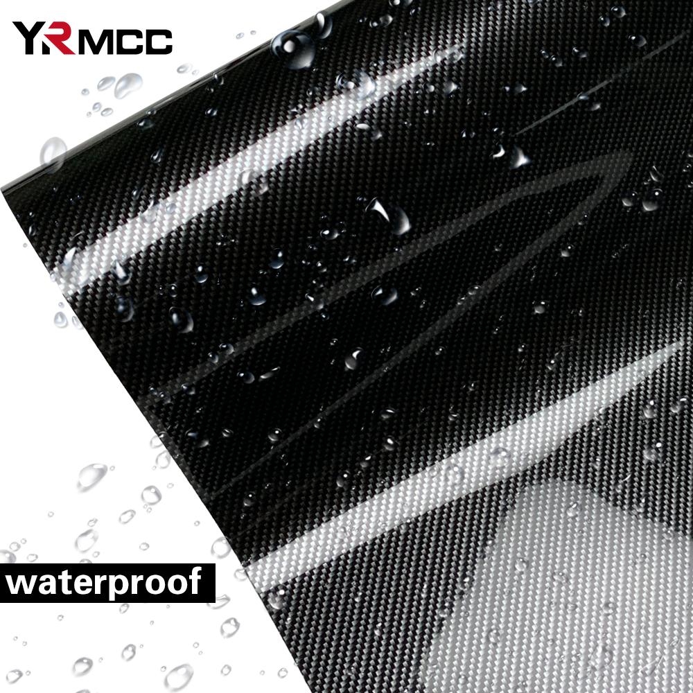 Glossy 9D Carbon Fiber Vinyl Wrap Car Stickers Films Self Adhesive Air Release Channels for Auto Motorcycle Decal Accessories