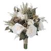 Artificial Flower Bouquet European Artificial Silk Flowers Ornament Handheld for Bridal Bouquet Wedding Party Props