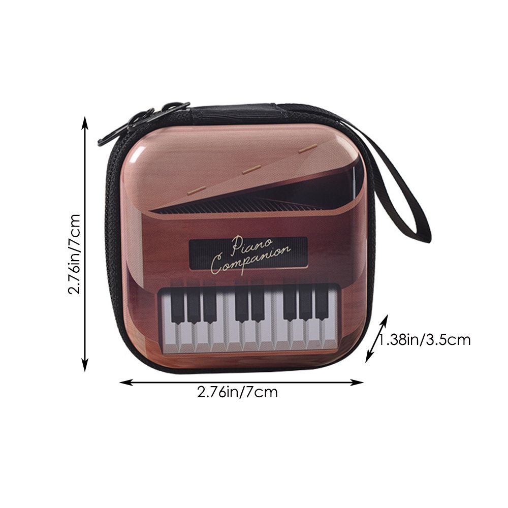 Player Pattern Small Wallet Earphone Cable Storage Bag Coin Purse Cute Cartoon Change Zipper Pocket