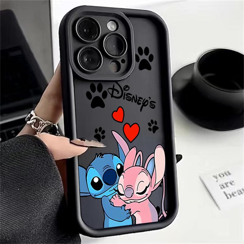 Stitch Angel Love Heart Phone Case For Infinix GT 30 20 10 Pro Tecno Camon 40 30 20 Pro Spark 20 10 Pro 30C 20C Pova 6 7 Cover