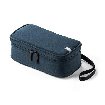 Sanwa Direct Gadget Deep Type with for Travel and Business Convenient Storage Pouch for Pouch, Divider, Trips, Gadgets, Navy, 200-BAGIN019NV