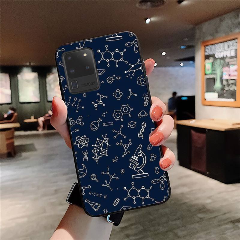 

Чохол для телефону Science Chemistry Formulas для Samsung S20 lite S21 S10 S9 plus для Redmi Note8 9pro для кришки Huawei Y6 Y7 prime 2019